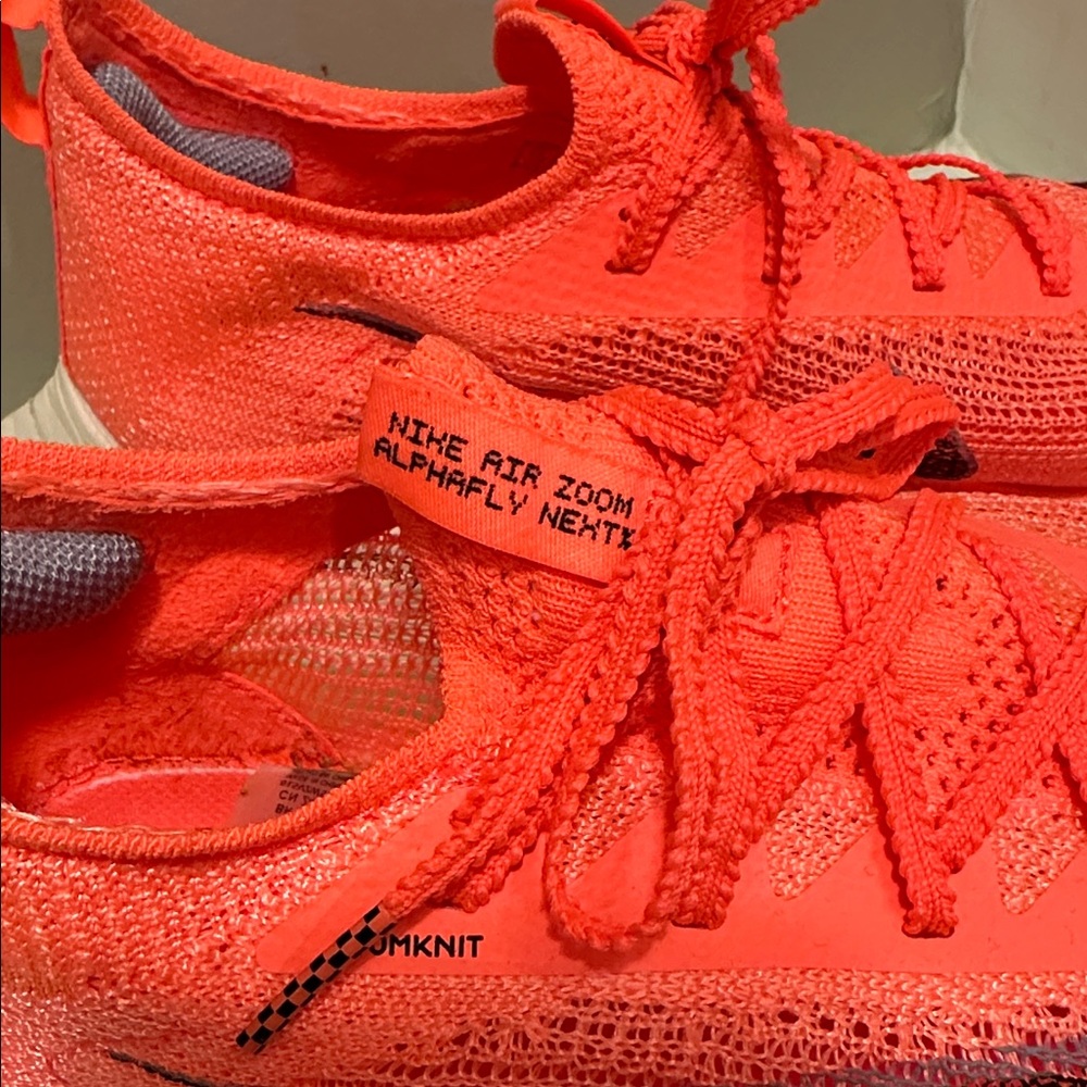 Nike Air Zoom Alphafly Next Bright Orange Sneakers - Picture 6 of 11